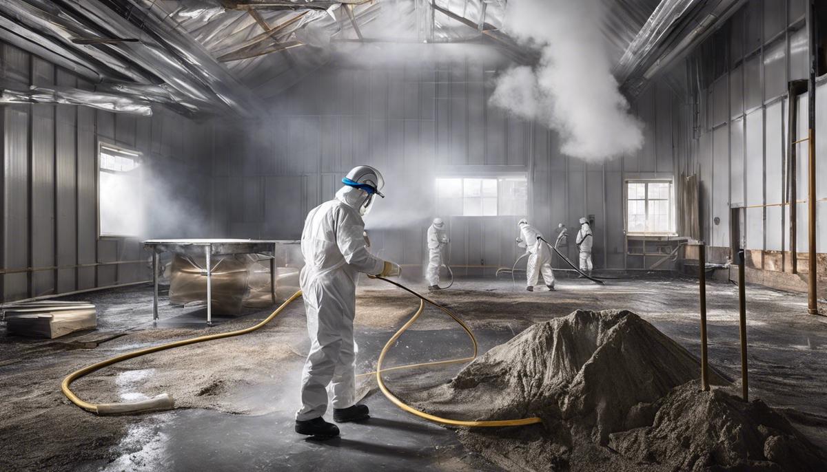 Image depicting recent innovations in asbestos abatement techniques