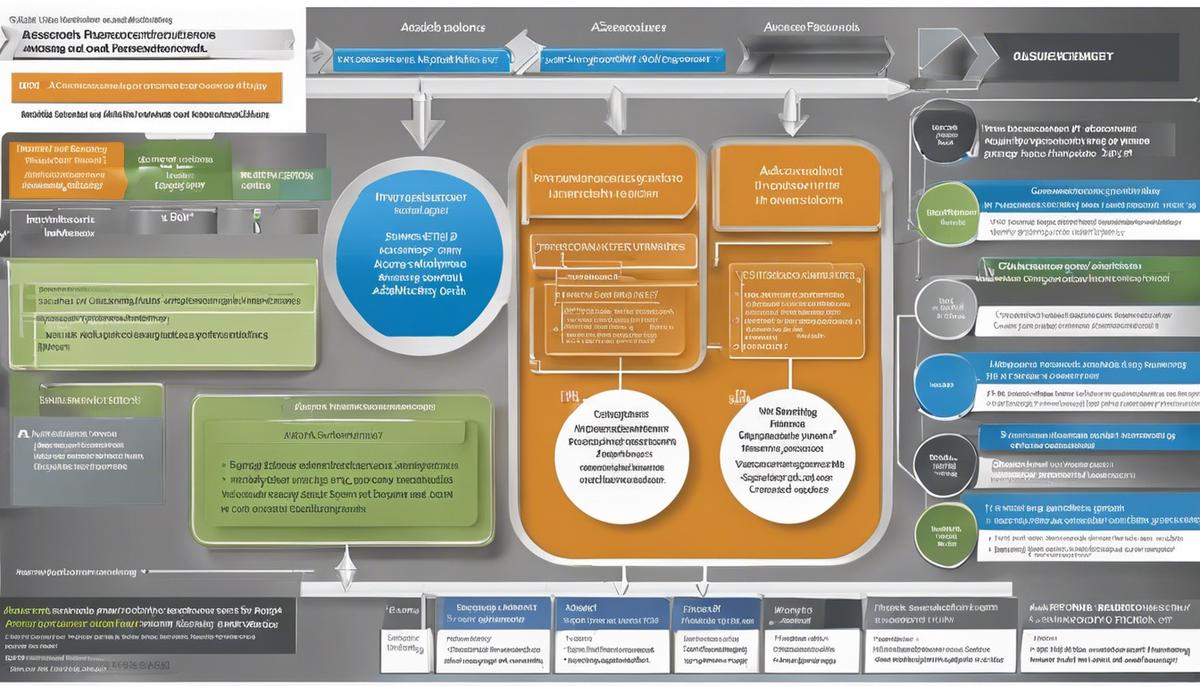 Diagram illustrating the process of assessment and mitigation strategies for asbestos exposure