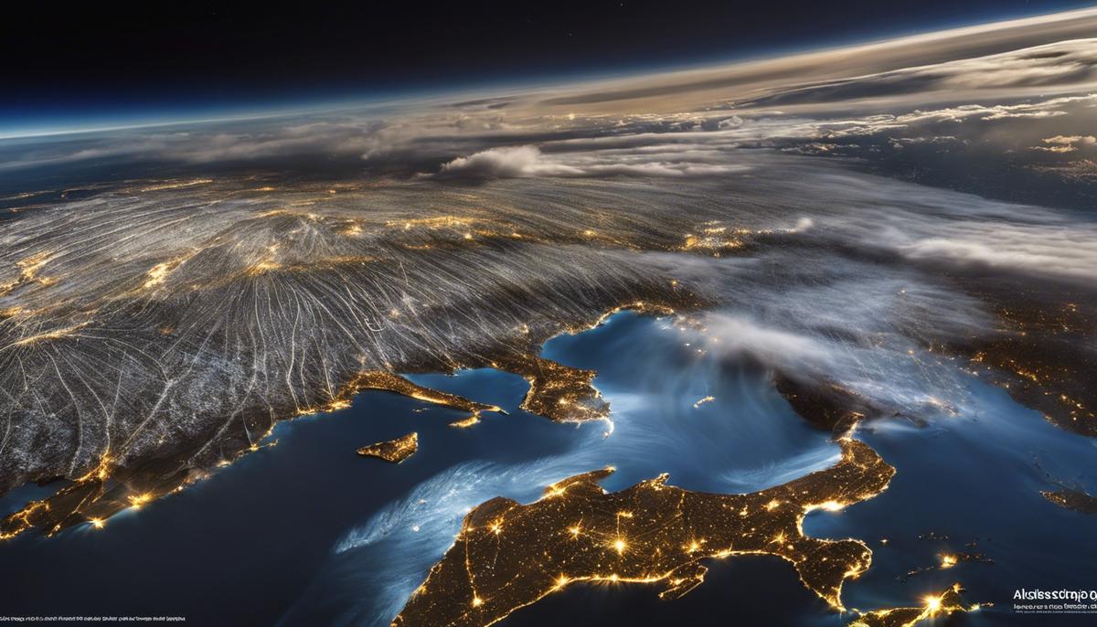 An image demonstrating the global impact of asbestos-related diseases.